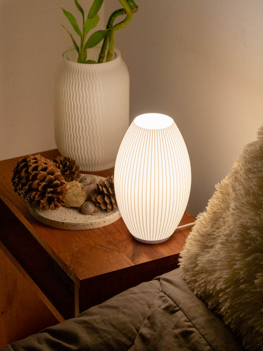 Velador Vaasa Blanco 20 Cm