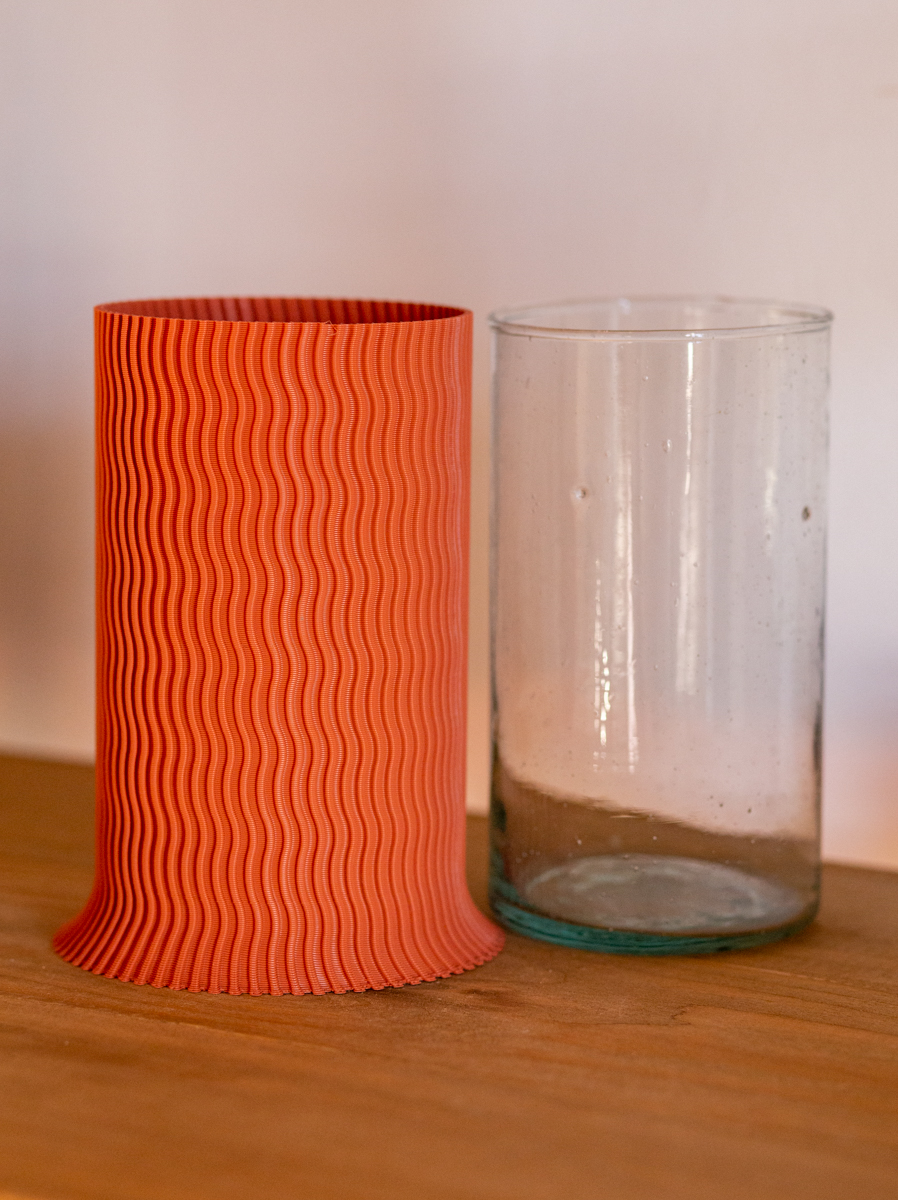 Florero Lykke Arcilla 15 cm - Imagen 1