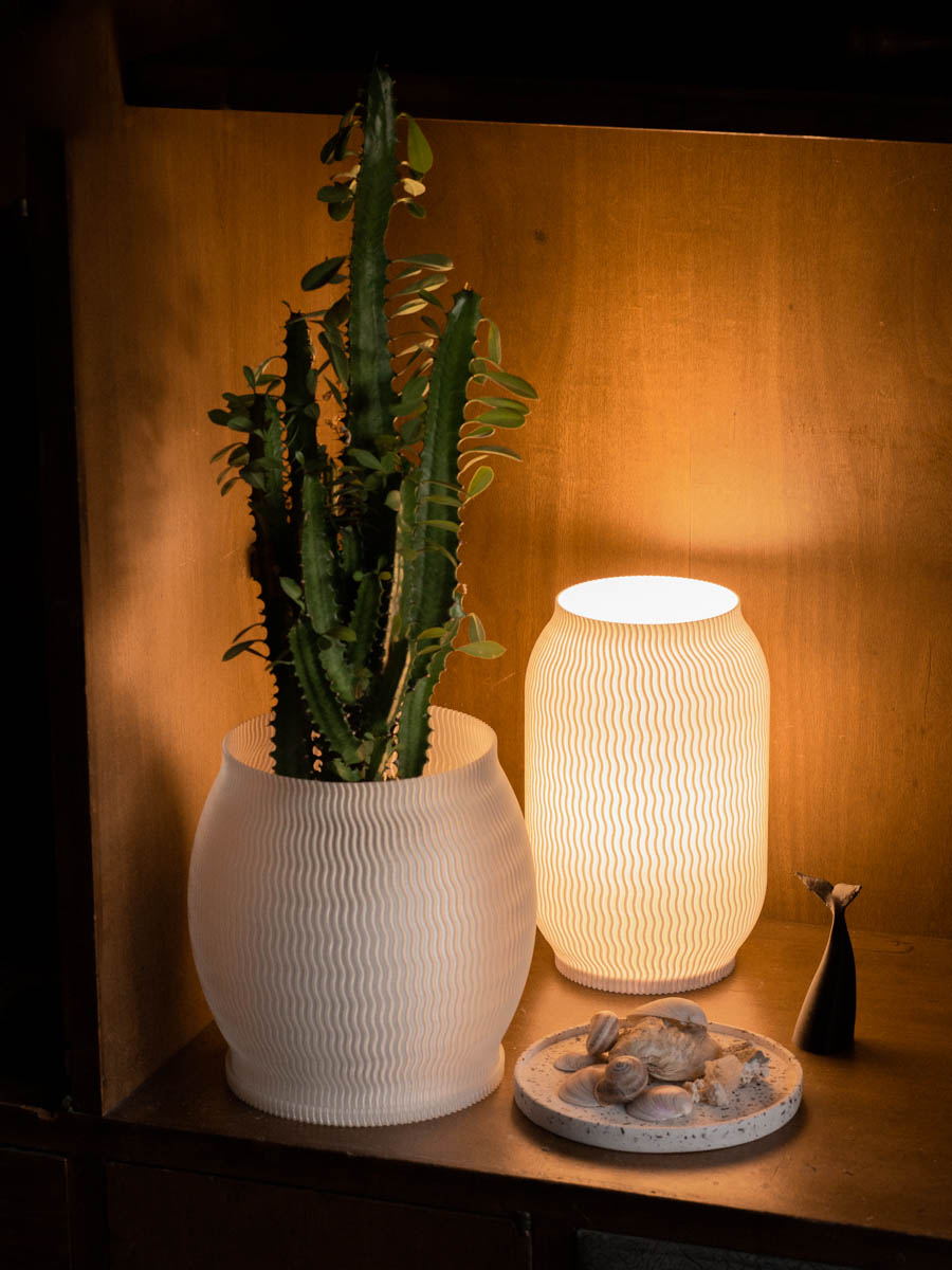 Maceta Bjorn Cristal Ondas 20 Cm - Imagen 2