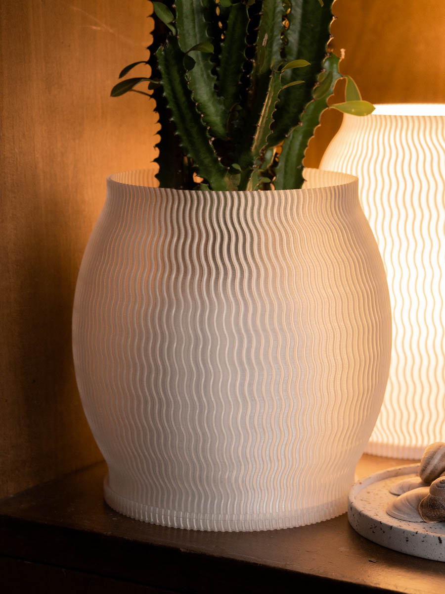 Maceta Bjorn Cristal Ondas 20 Cm