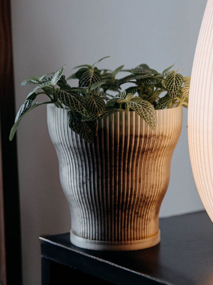 Maceta Fjord Cristal Lineal 14 Cm