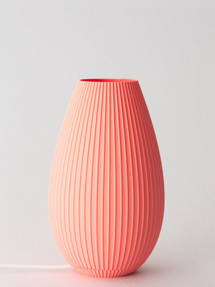 Velador Helsinki Salmón 16 Cm