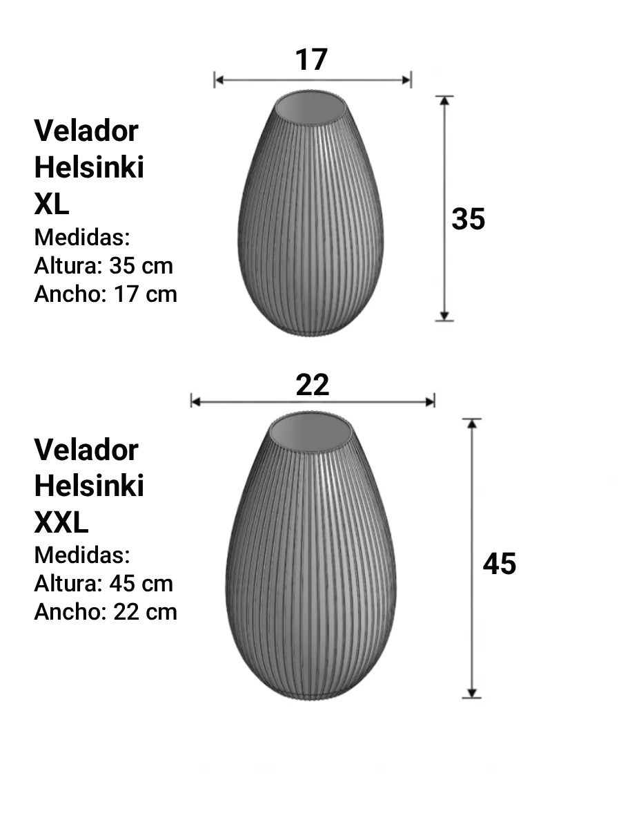 Velador Helsinki XL - Imagen 2