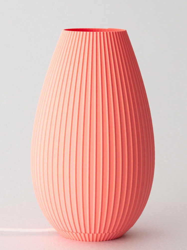 Velador Helsinki Salmón 24 Cm