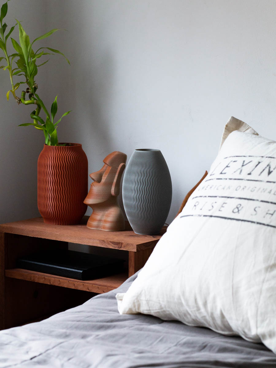 Velador Hamburg Cemento 20 Cm - Imagen 5