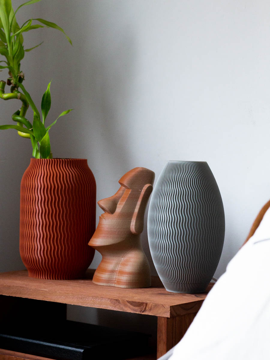 Velador Hamburg Cemento 20 Cm - Imagen 3