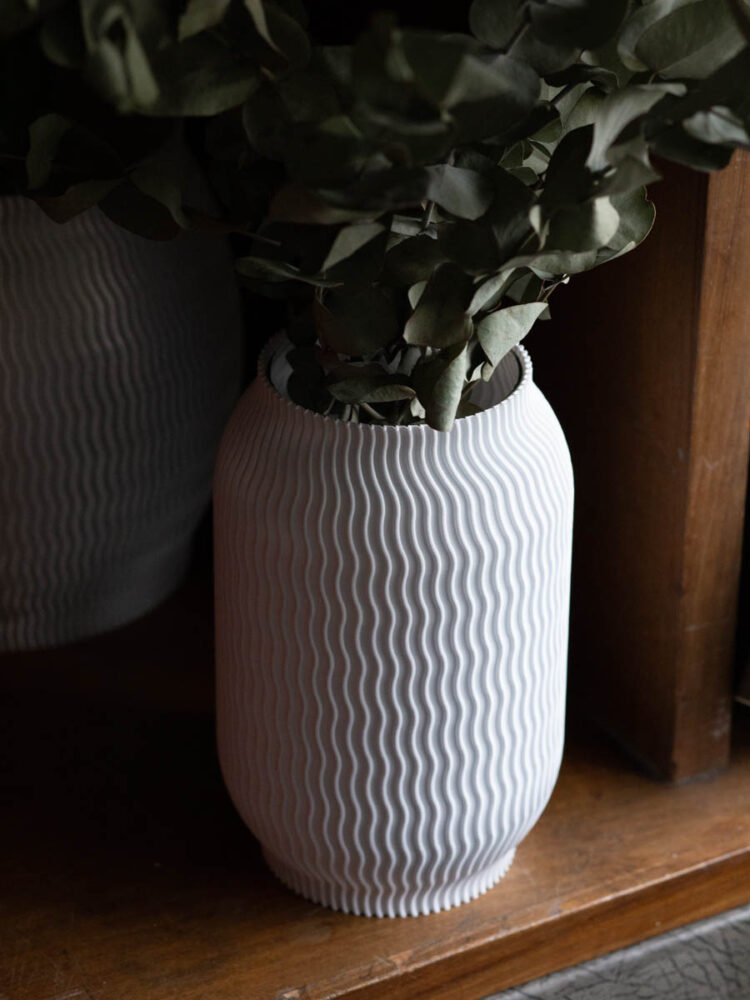 Florero Luft Blanco 20 cm