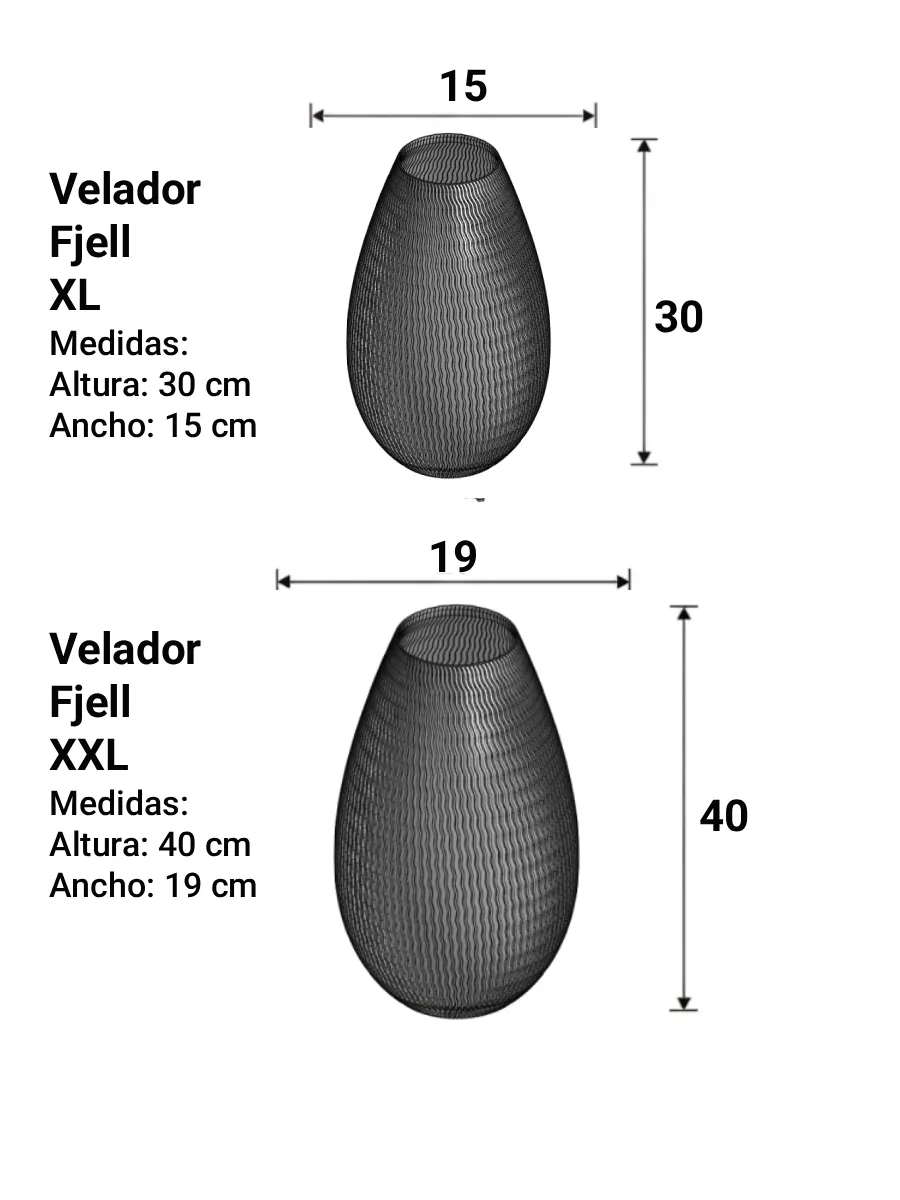 Velador Fjell XL - Imagen 1