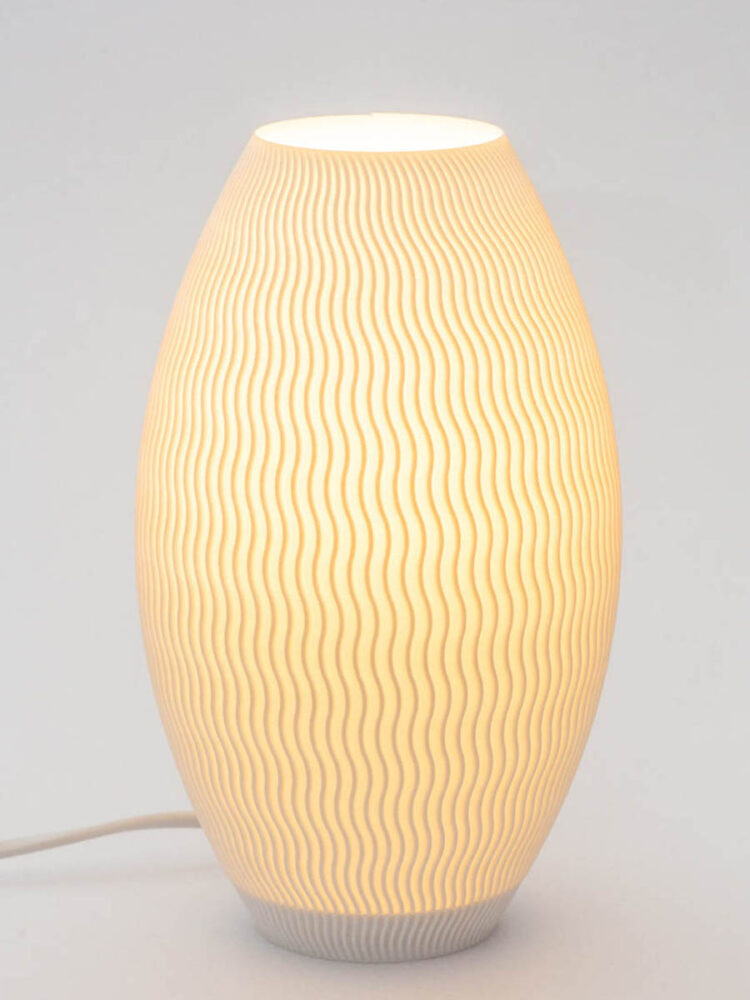 Velador Hamburg Blanco 24 Cm