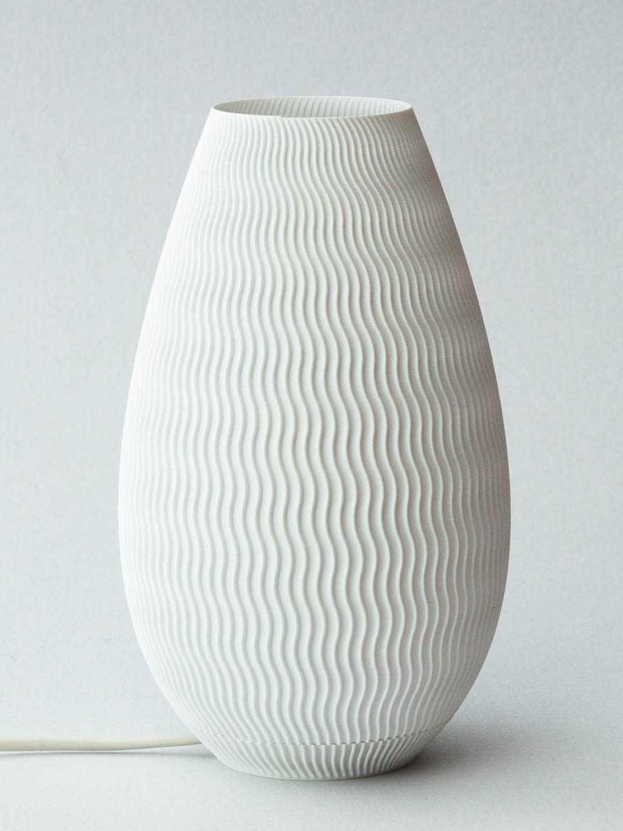 Velador Fjell Blanco 20 Cm - Imagen 1