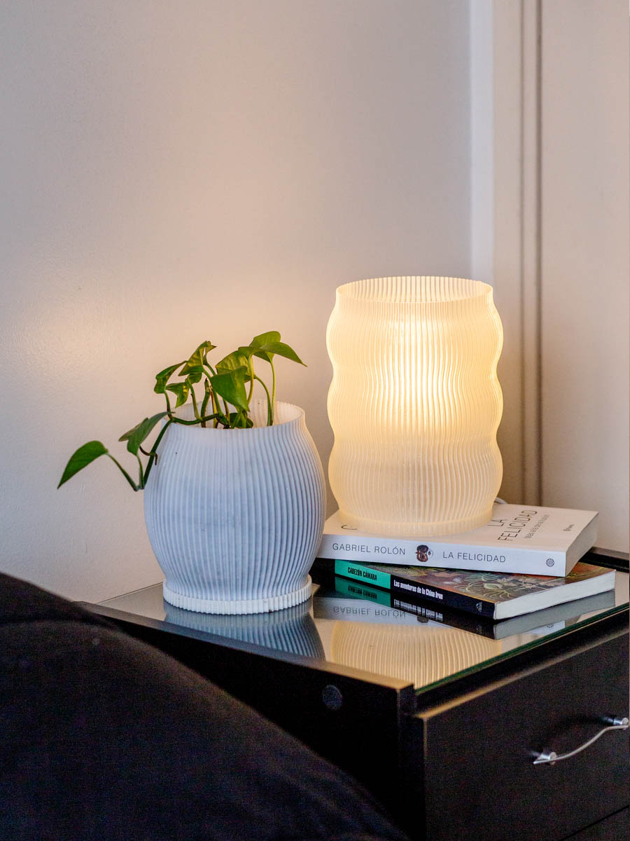 Velador Odense Lineal Cristal 20 cm - Imagen 2