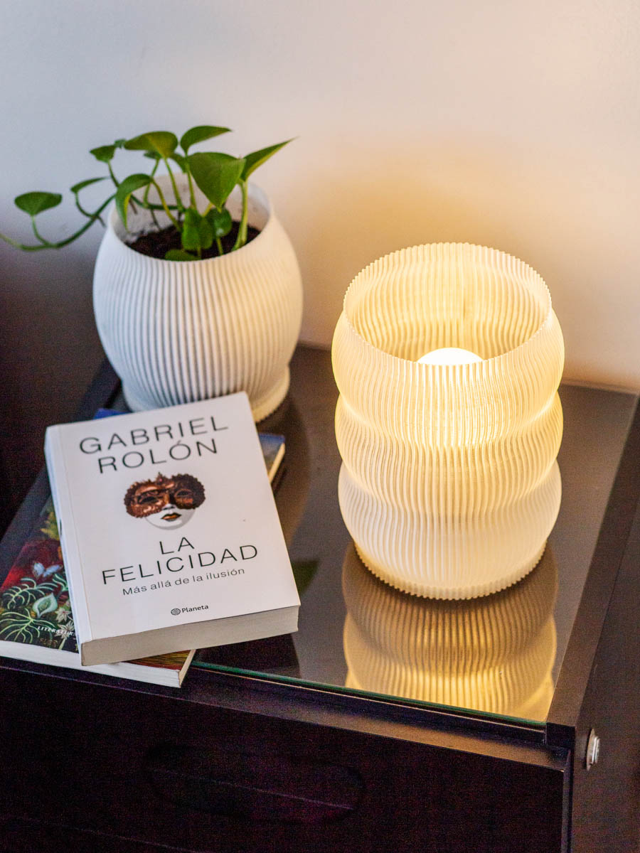 Velador Odense Lineal Cristal 20 cm - Imagen 1