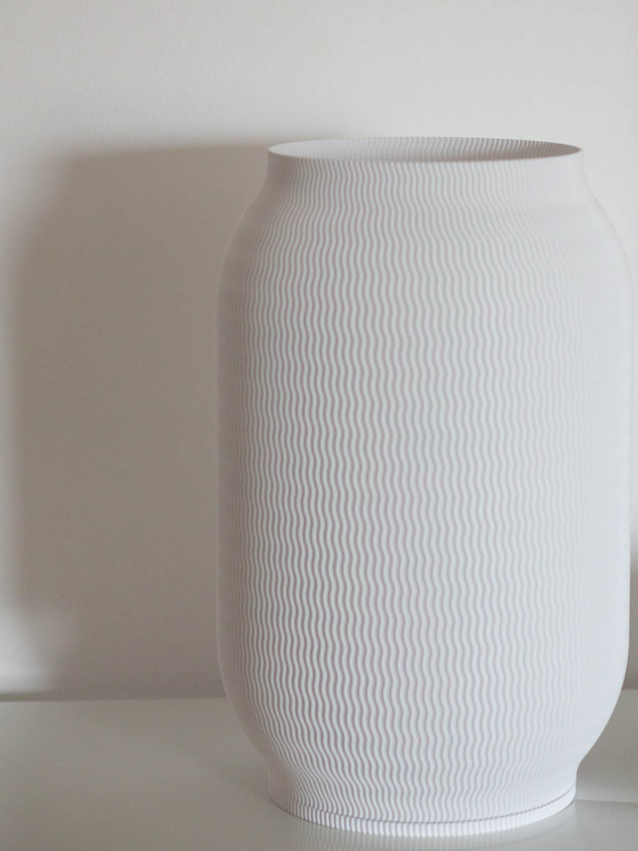 Velador Luft Ondas Blanco XL - Imagen 1