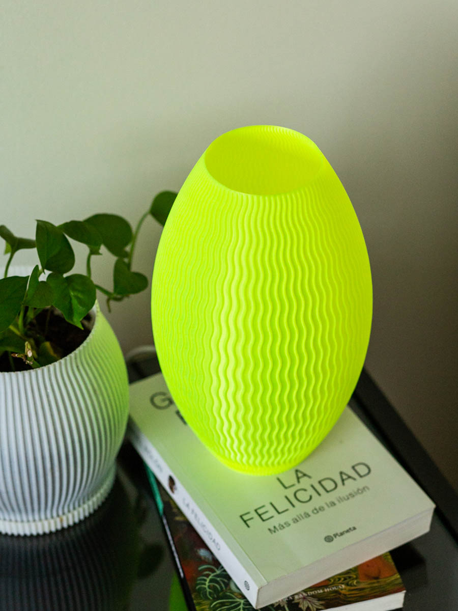 Velador Hamburg Fluo 20 Cm - Imagen 3