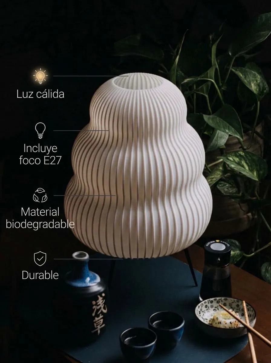 Velador Kumo Marfil - Imagen 1