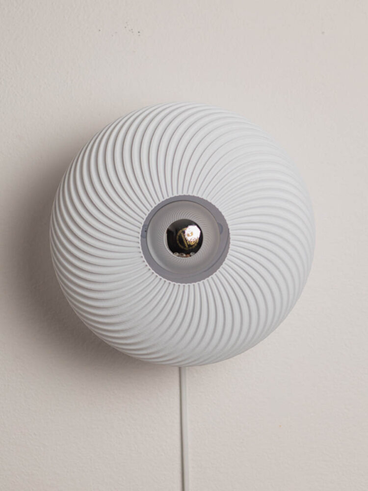 Aplique y Velador Eira 3 en 1 Espiral