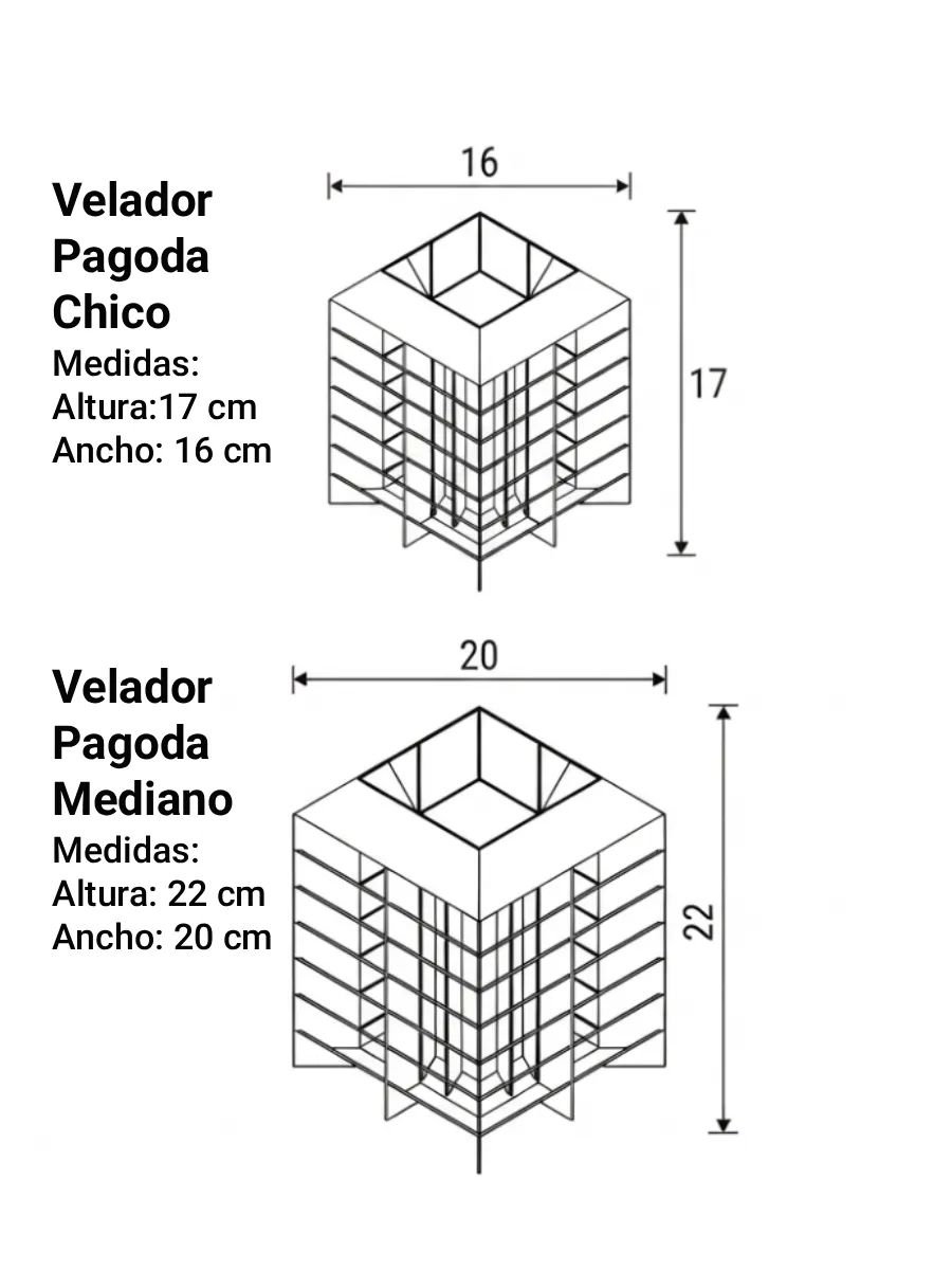 Velador Pagoda - Imagen 2